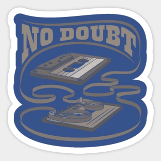 No Doubt Exposed Cassette Sticker